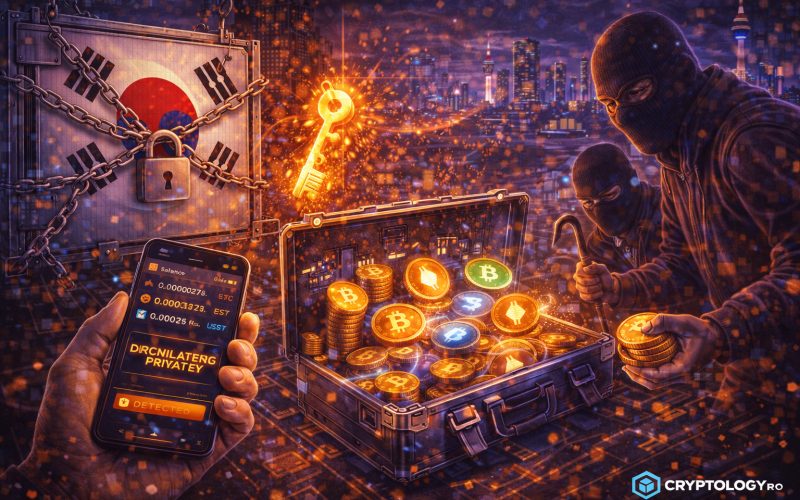 Criptomonede sechestrate în Coreea de Sud - o cheie scursă a dus la două furturi