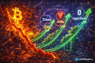 DeXe, Chiliz și LayerZero cresc în ciuda presiunii asupra Bitcoin, tras în jos de explozia petrolului