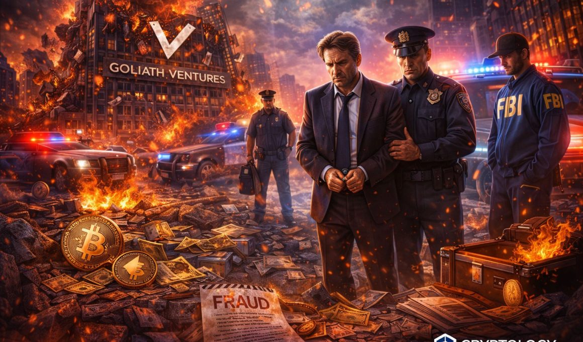 Goliath Ventures a intrat în faliment după arestarea CEO-ului într-o fraudă crypto de 328 milioane de dolari