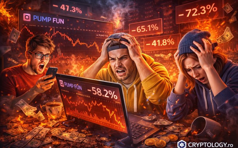 Peste jumătate dintre traderii de pe Pump Fun au pierdut bani în martie 2026