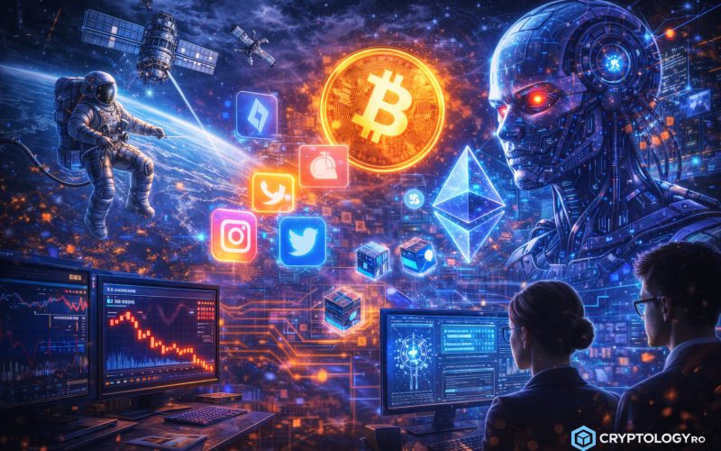 Rețele sociale, cripto, AI și centre de date orbitale. Unde se întâlnesc toate firele?