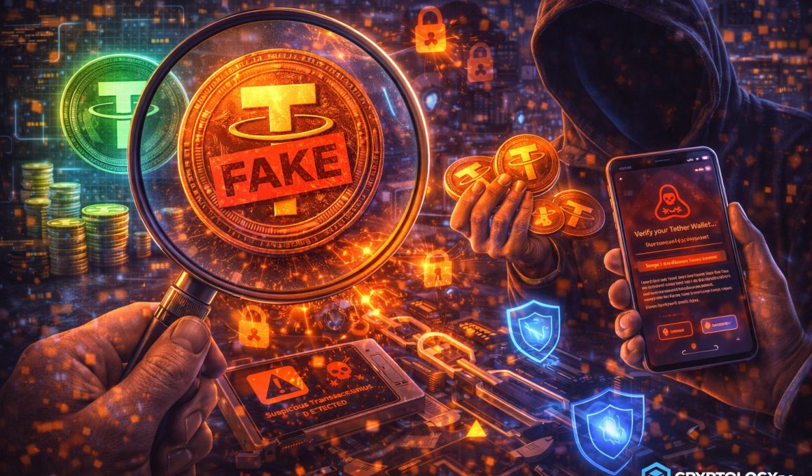 USDT fals - cum îl recunoști și cum te protejezi de una dintre cele mai răspândite escrocherii crypto