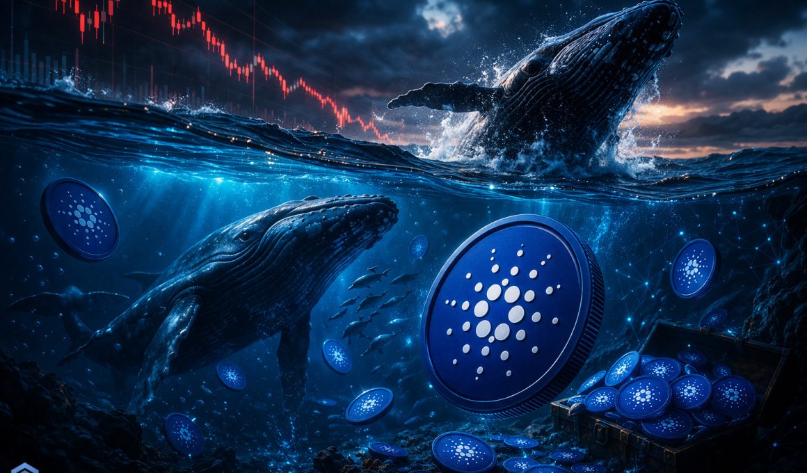 Balenele Cardano au acumulat aproape 300 de milioane de ADA într-o săptămână, în plină corecție de preț