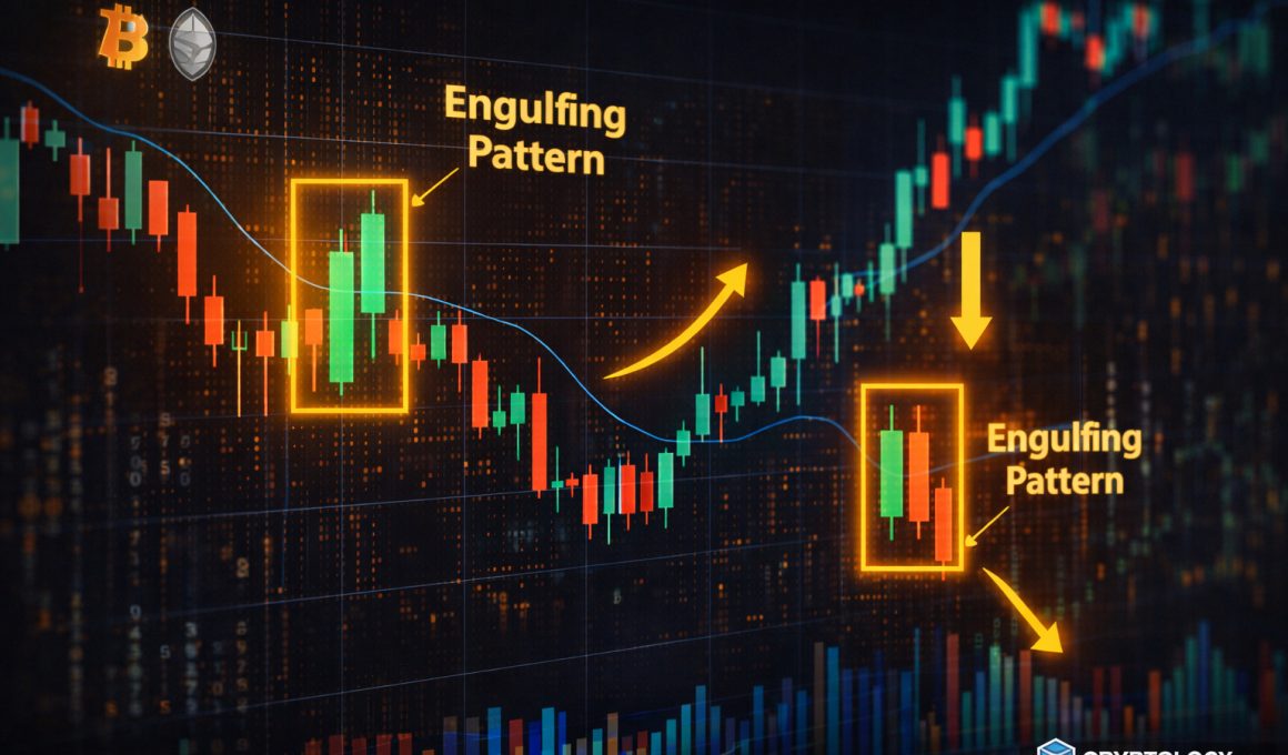 Formațiunile Engulfing pe graficele crypto