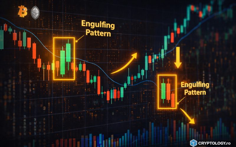 Formațiunile Engulfing pe graficele crypto