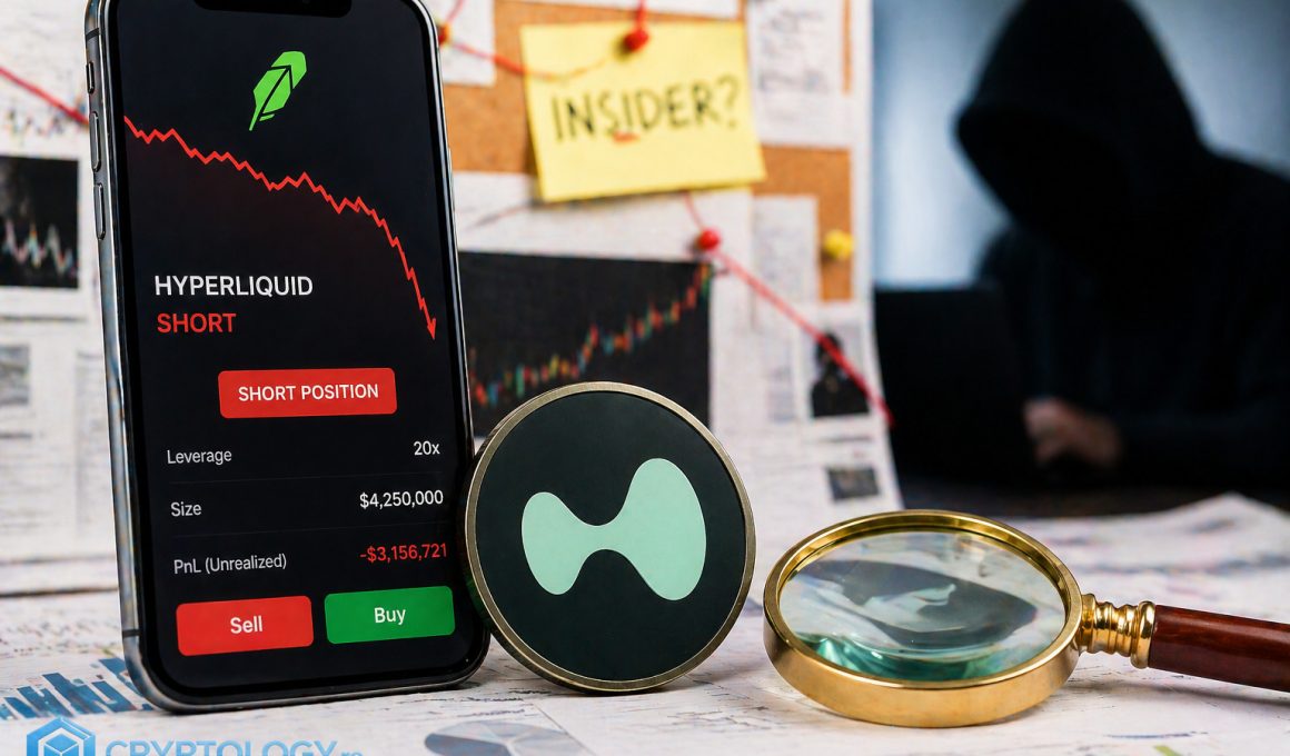 Pariu scurt suspect pe Robinhood pe Hyperliquid