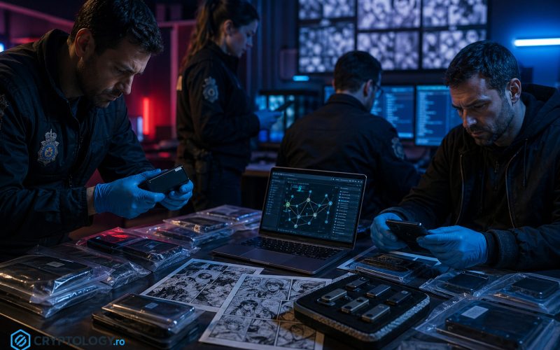 Poliția spaniolă confiscă portofele crypto de 467.000 de dolari dintr-o rețea uriașă de manga piratată