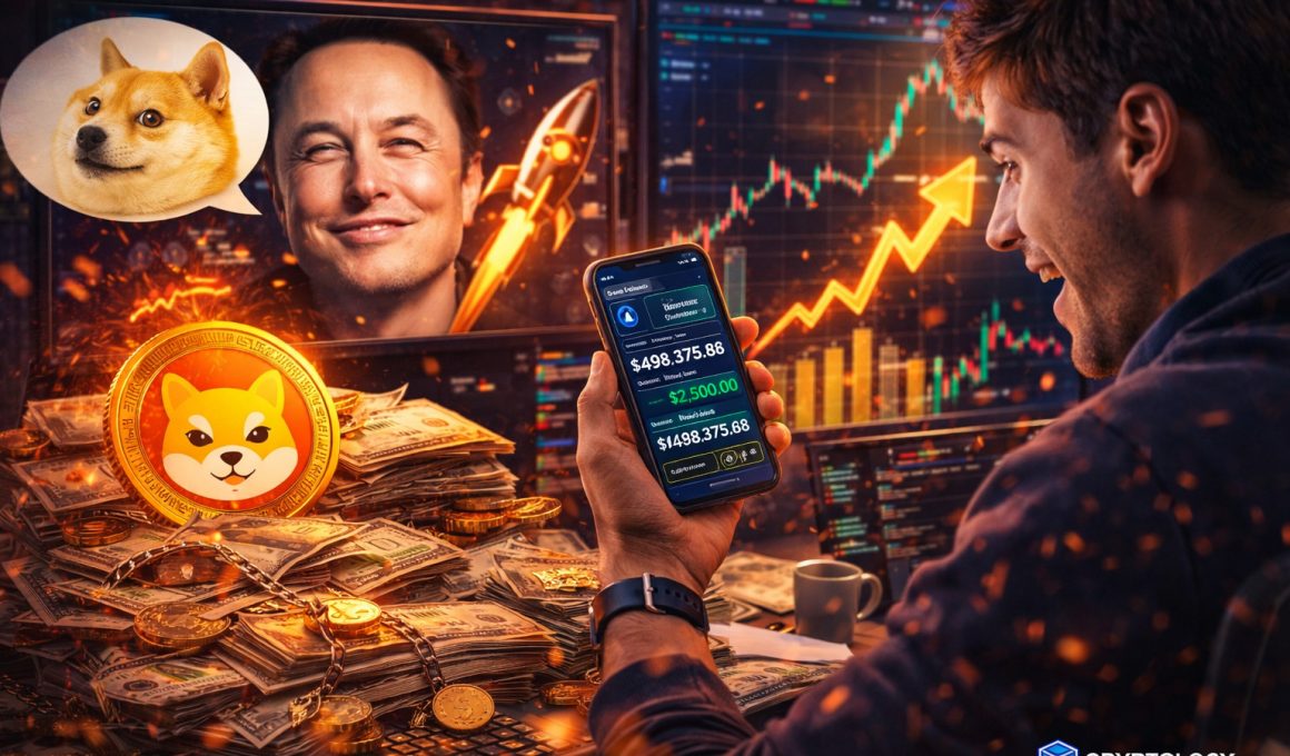 Un trader a transformat 2.500 de dolari în aproape 500.000 pe un meme coin de pe Ethereum, după un mesaj al lui Elon Musk