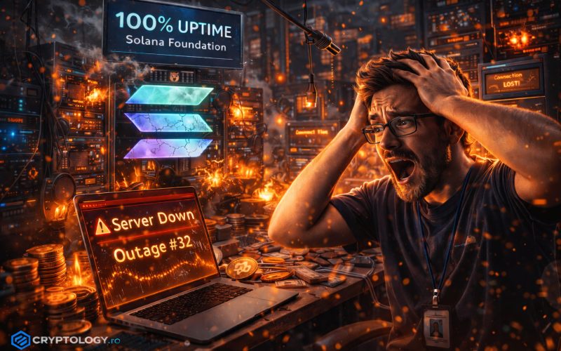 Un validator Solana a înregistrat 32 de căderi într-o lună, deși Fundația revendică uptime de 100%