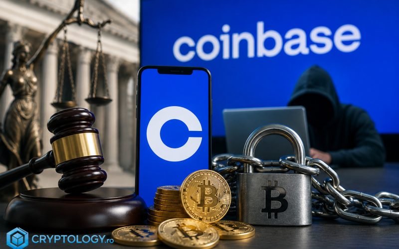 Coinbase, dată în judecată după blocarea criptomonedelor furate într-un atac de 55 de milioane de dolari
