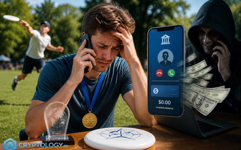 Cum un fals apel de la bancă a golit contul unui campion mondial de frisbee de 25.000 de dolari