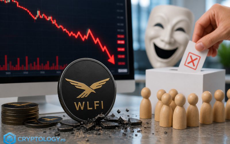 Token-ul WLFI scade 18% după un vot de guvernanță acuzat că ar fi o farsă
