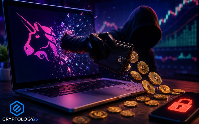 Un site fals de Uniswap a furat aproape 400.000 de dolari din portofele crypto