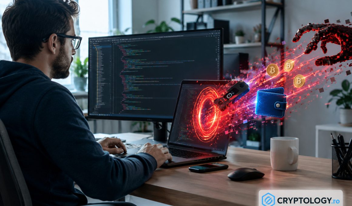 Un virus numit TrapDoor fură portofele cripto din calculatoarele programatorilor