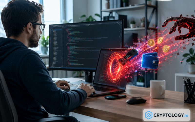 Un virus numit TrapDoor fură portofele cripto din calculatoarele programatorilor