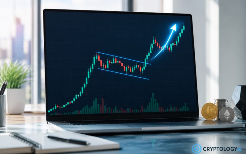 Bull flag în crypto, ce înseamnă și cum îl recunoști pe grafic