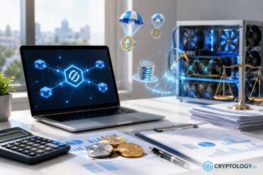 Staking, airdrop și mining în fața fiscului român