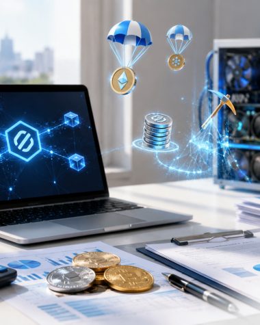 Staking, airdrop și mining în fața fiscului român