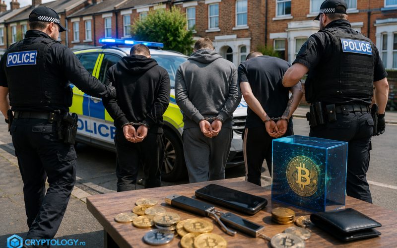 Trei britanici s-au dat drept polițiști ca să fure crypto de 5,4 milioane de dolari și au ajuns la închisoare