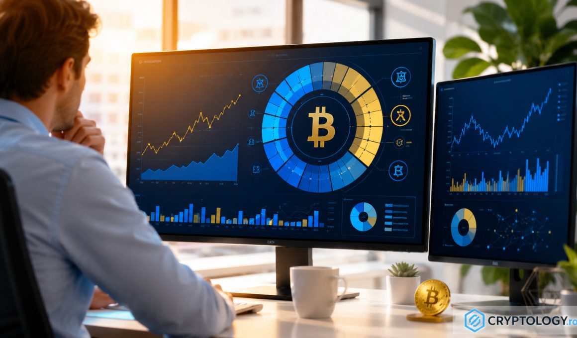Ce arată graficul dominanței Bitcoin și cum îl citesc traderii