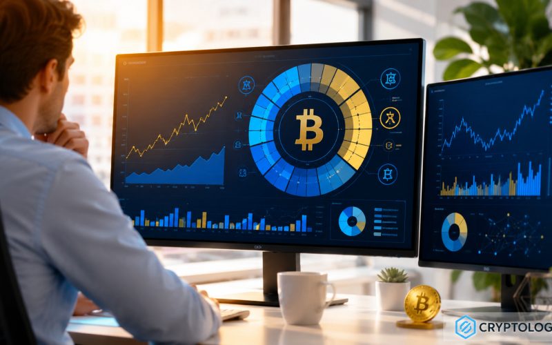 Ce arată graficul dominanței Bitcoin și cum îl citesc traderii