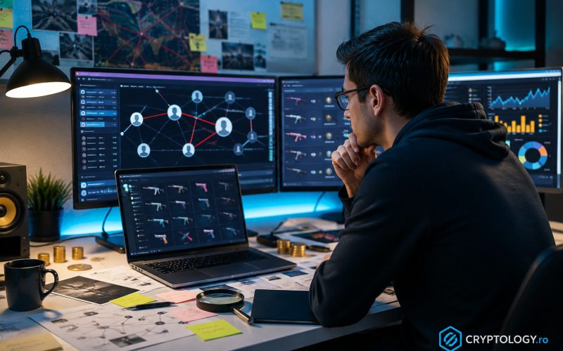 Un cercetător independent leagă un cofondator Rollbit de scandalurile cu skinuri din CSGO
