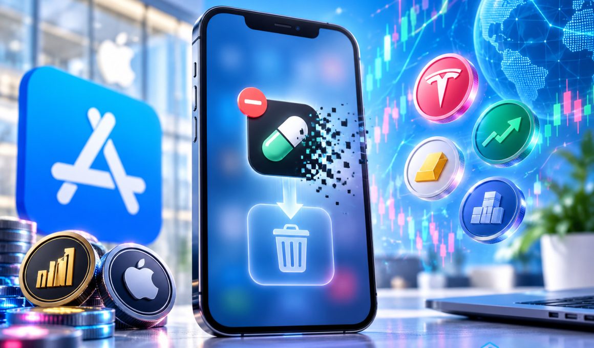Apple a retras aplicația Pump.fun la o zi după lansarea perechilor cu acțiuni tokenizate
