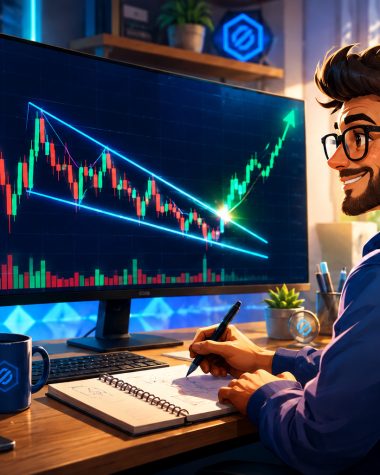 Ce este modelul falling wedge și ce faci când apare pe graficul unei criptomonede
