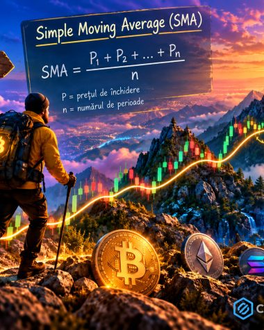 Media mobilă simplă (SMA) în crypto, cum se calculează și cum o folosești